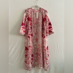 Palisade Topper Kimono in Magenta